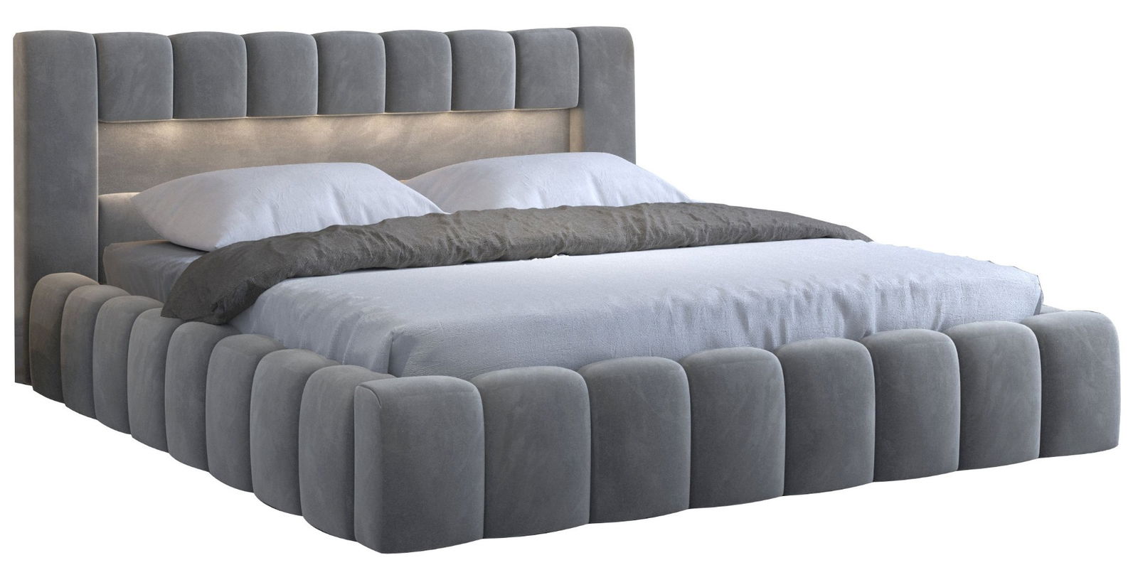 image_714099_lam_08-nobg_2_1_1 Επενδυμένο κρεβάτι Mercy-Gkri-160 x 200 - Image 1