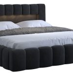 Επενδυμένο κρεβάτι Mercy-Mauro-160 x 200