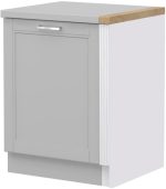 Διακοσμητική φάσα επιδαπέδιου ντουλαπιού Tahoma STB-R-Λευκό ματ