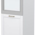 Επιδαπέδιο ντουλάπι φούρνου ψηλό Tahoma K14-60-1KR-Λευκό - Λευκό ματ