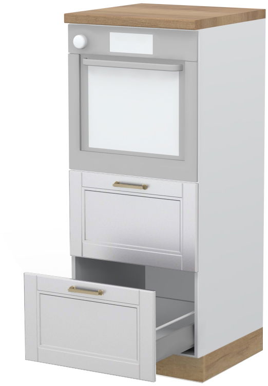 image_714353_tara-k14-60-2mb-4-be-ku-31ta-2xr30-128-pacificwallnut-po_1_1 Επιδαπέδιο ντουλάπι φούρνου ψηλό Tahoma K14-60-2MB-Λευκό ματ - Image 1