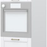 Επιδαπέδιο ντουλάπι φούρνου ψηλό Tahoma K21-60-2KR-Λευκό - Λευκό ματ