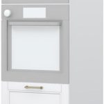 Επιδαπέδιο ντουλάπι φούρνου ψηλό Tahoma K21-60-2MB-Λευκό - Λευκό ματ