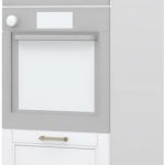 Επιδαπέδιο ντουλάπι φούρνου ψηλό Tahoma K21-60-2MB-Λευκό ματ
