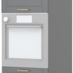 Επιδαπέδιο ντουλάπι φούρνου ψηλό Tahoma K23-60-2KR-Γραφίτης