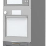 Επιδαπέδιο ντουλάπι φούρνου ψηλό Tahoma K23-60-2MB-Γραφίτης