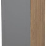 Επιδαπέδιο ντουλάπι ψηλό Tahoma K14-60-1KF-Καρυδί - Γραφίτης
