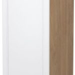 Επιδαπέδιο ντουλάπι ψηλό Tahoma K14-60-1KF-Καρυδί - Λευκό ματ