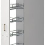 Επιδαπέδιο ντουλάπι ψηλό Tahoma K21-30-1KZ-Λευκό - Λευκό ματ