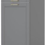Επιδαπέδιο ντουλάπι ψηλό Tahoma K21-60-2KF-Γραφίτης
