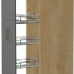 Επιδαπέδιο ντουλάπι ψηλό Tahoma K23-30-1KZ-Δρυς - Γραφίτης