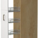 Επιδαπέδιο ντουλάπι ψηλό Tahoma K23-30-1KZ-Δρυς - Λευκό ματ