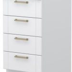 Επιδαπέδιο ντουλάπι Tahoma R-45-4F-Λευκό ματ