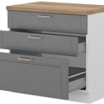 Επιδαπέδιο ντουλάπι Tahoma R-90-3MBOX-Γραφίτης