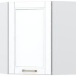 Ντουλάπι κρεμαστό γωνιακό Tahoma V7-UG-1K-Λευκό ματ