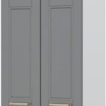 Ντουλάπι κρεμαστό Tahoma V7-60-2K-Γραφίτης