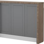 Πάγκος νησίδας Tahoma-Μήκος: 135 εκ.-Γραφίτης-Carini Wallnut