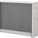 Πάγκος νησίδας Tahoma-Μήκος: 135 εκ.-Γραφίτης-White Marble