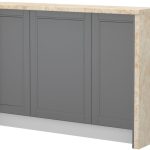 Πάγκος νησίδας Tahoma-Μήκος: 150 εκ.-Γραφίτης-Latino Marble