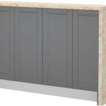 Πάγκος νησίδας Tahoma-Μήκος: 160 εκ.-Γραφίτης-Latino Marble