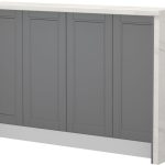 Πάγκος νησίδας Tahoma-Μήκος: 160 εκ.-Γραφίτης-White Marble