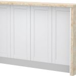 Πάγκος νησίδας Tahoma-Μήκος: 160 εκ.-Λευκό ματ-Latino Marble
