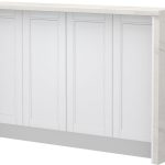 Πάγκος νησίδας Tahoma-Μήκος: 160 εκ.-Λευκό ματ-White Marble