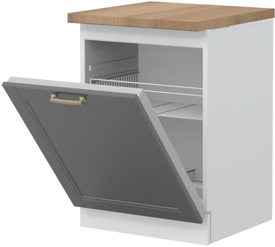 image_714661_tara-k60-4-ii-ku-45ta-1xr30-128-mosaic-be Πρόσοψη ντουλαπιού πλυντηρίου πιάτων Tahoma K60-Γραφίτης - Image 1