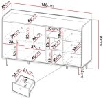 Μπουφές Vasina PC01 - Image 3