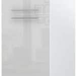 Επιδαπέδιο ντουλάπι ψηλό Raval K23-60-2KF-Λευκό - Λευκό γυαλιστερό