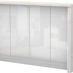 Πάγκος νησίδας Raval-Μήκος: 160 εκ.-Λευκό γυαλιστερό-White Marble