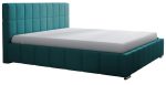 Επενδυμένο κρεβάτι Leo-Petrol-180 x 200