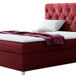 Επενδυμένο κρεβάτι Roma-Kokkino-140 x 200