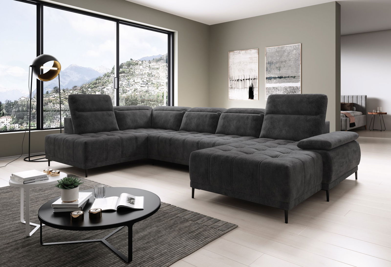 Γωνιακός καναπές Jolie Plus-Αριστερή-Gkri - Image 3