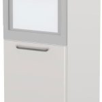 Επιδαπέδιο ντουλάπι φούρνου ψηλό Modena K14-60-1KR-Λευκό - Γκρι ανοιχτό