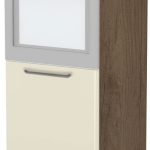 Επιδαπέδιο ντουλάπι φούρνου ψηλό Modena K14-60-1KR-Φυσικό σκούρο - Μπεζ