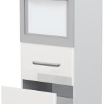 Επιδαπέδιο ντουλάπι φούρνου ψηλό Modena K14-60-2MB-Λευκό - Λευκό γυαλιστερό