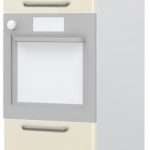 Επιδαπέδιο ντουλάπι φούρνου ψηλό Modena K21-60-2KR-Μπεζ
