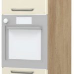 Επιδαπέδιο ντουλάπι φούρνου ψηλό Modena K23-60-2KR-Δρυς - Μπεζ