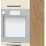 Επιδαπέδιο ντουλάπι φούρνου ψηλό Modena K23-60-2KR-Καρυδί - Μπεζ