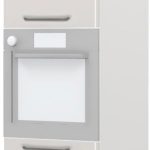 Επιδαπέδιο ντουλάπι φούρνου ψηλό Modena K23-60-2KR-Λευκό - Γκρι ανοιχτό