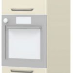 Επιδαπέδιο ντουλάπι φούρνου ψηλό Modena K23-60-2KR-Μπεζ