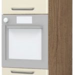 Επιδαπέδιο ντουλάπι φούρνου ψηλό Modena K23-60-2KR-Φυσικό σκούρο - Μπεζ