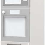 Επιδαπέδιο ντουλάπι φούρνου ψηλό Modena K23-60-RM-Λευκό - Γκρι ανοιχτό