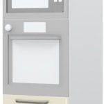 Επιδαπέδιο ντουλάπι φούρνου ψηλό Modena K23-60-RM-Λευκό - Μπεζ