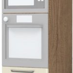 Επιδαπέδιο ντουλάπι φούρνου ψηλό Modena K23-60-RM-Φυσικό σκούρο - Μπεζ
