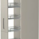 Επιδαπέδιο ντουλάπι ψηλό Modena K21-30-1KZ-Γκρι ανοιχτό