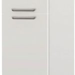 Επιδαπέδιο ντουλάπι ψηλό Modena K23-60-2KF-Λευκό - Γκρι ανοιχτό