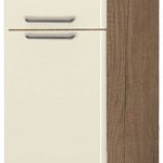 Επιδαπέδιο ντουλάπι ψηλό Modena K23-60-2KF-Φυσικό σκούρο - Μπεζ