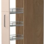 Επιδαπέδιο ντουλάπι ψηλό Modena K23-30-1KZ-Καρυδί - Μπεζ